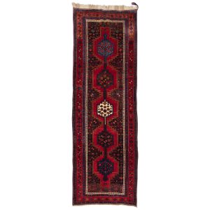 Sonqor Hand Knotted Runner 4' 1'' ×  12' 0'' - 204234