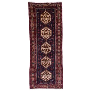 Hamedan Hand Knotted Runner 4' 7'' ×  12' 1'' - 203979