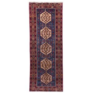Hamedan Hand Knotted Runner 4' 7'' ×  12' 3'' - 203981