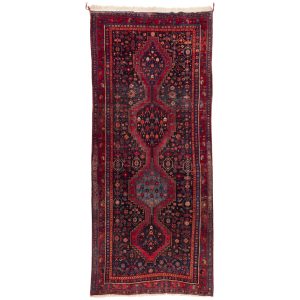 Sonqor Hand Knotted Runner 4' 3'' ×  9' 9'' - 204232