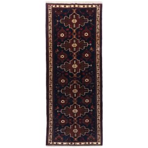 Hamedan Hand Knotted Runner 4' 8'' ×  12' 2'' - 203978